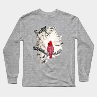 Red Robins Winter Long Sleeve T-Shirt